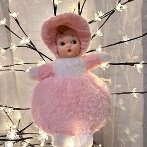 1950s Rushton plush doll